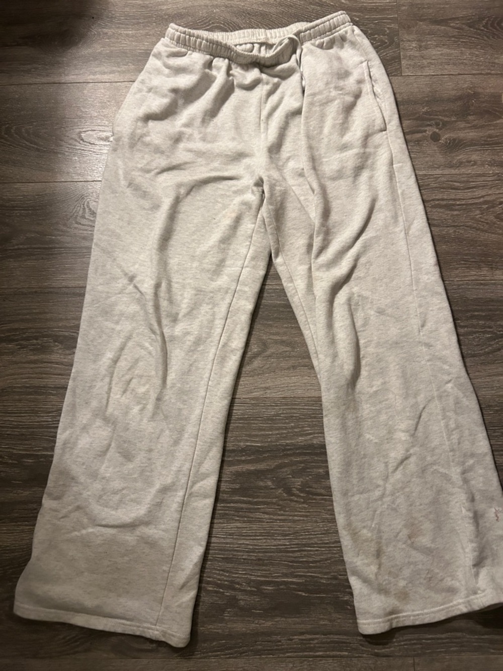 Brandy Melville Heather Gray Sweatpants with Drawstring